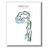 Money Hill Golf & Country Club, Louisiana - Printed Golf Course