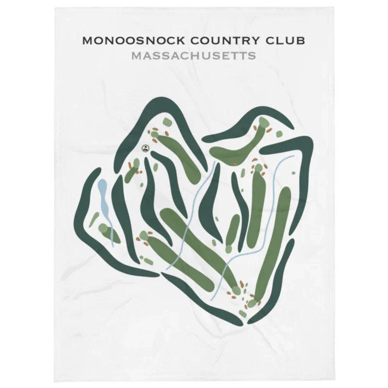 Monoosnock Country Club, Massachusetts - Printed Golf Courses