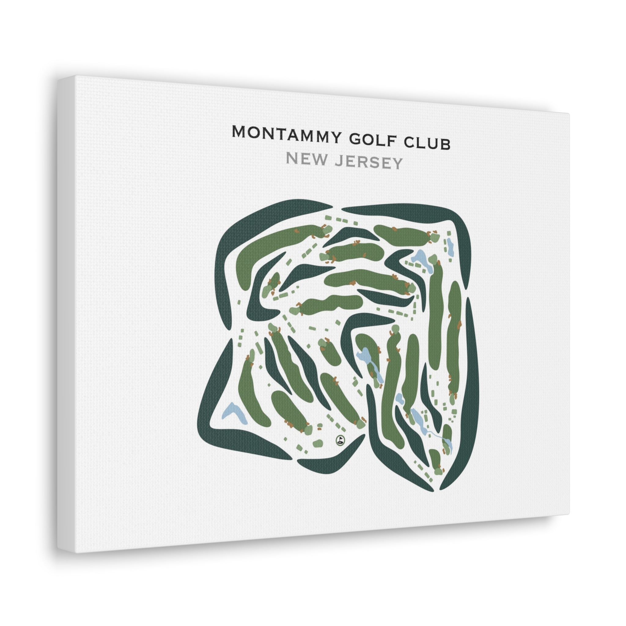 Montammy Golf Club, New Jersey - Printed Golf Courses