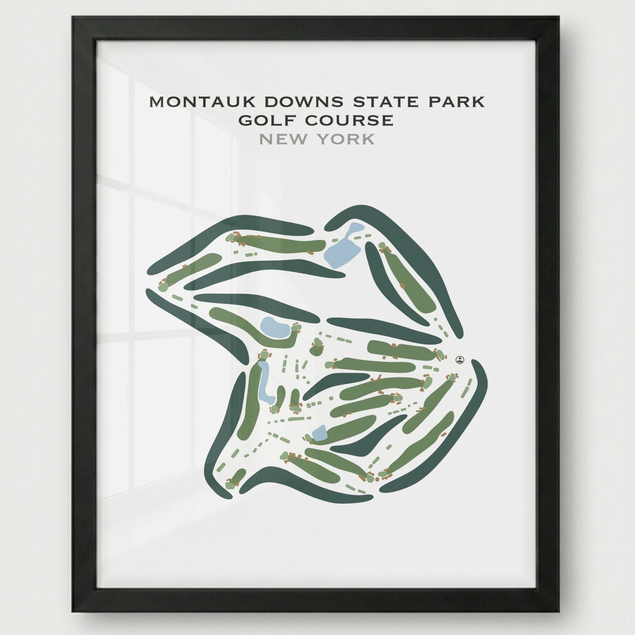 Montauk Downs State Park Golf Course, New York - Printed Golf Courses