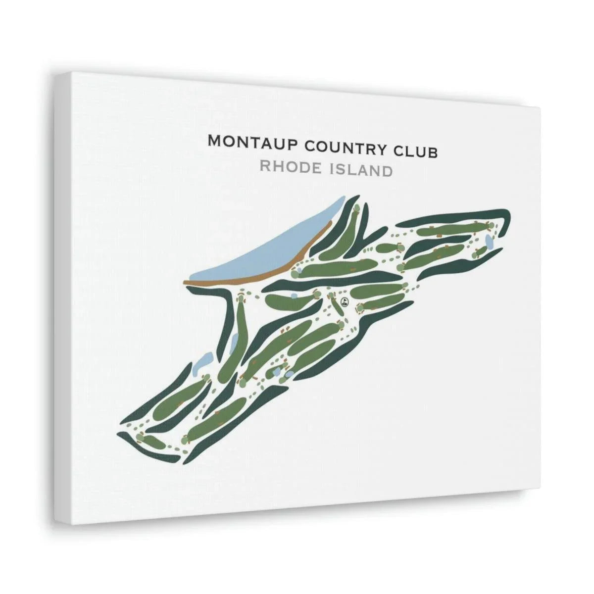 Montaup Country Club, Rhode Island - Printed Golf Courses