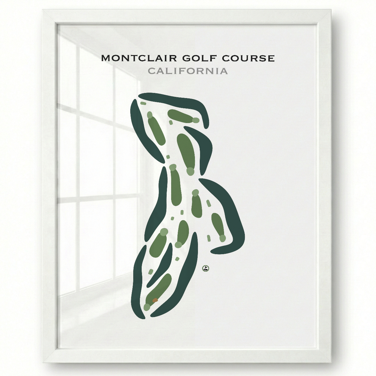 Montclair Golf Course, California - Printed Golf Courses