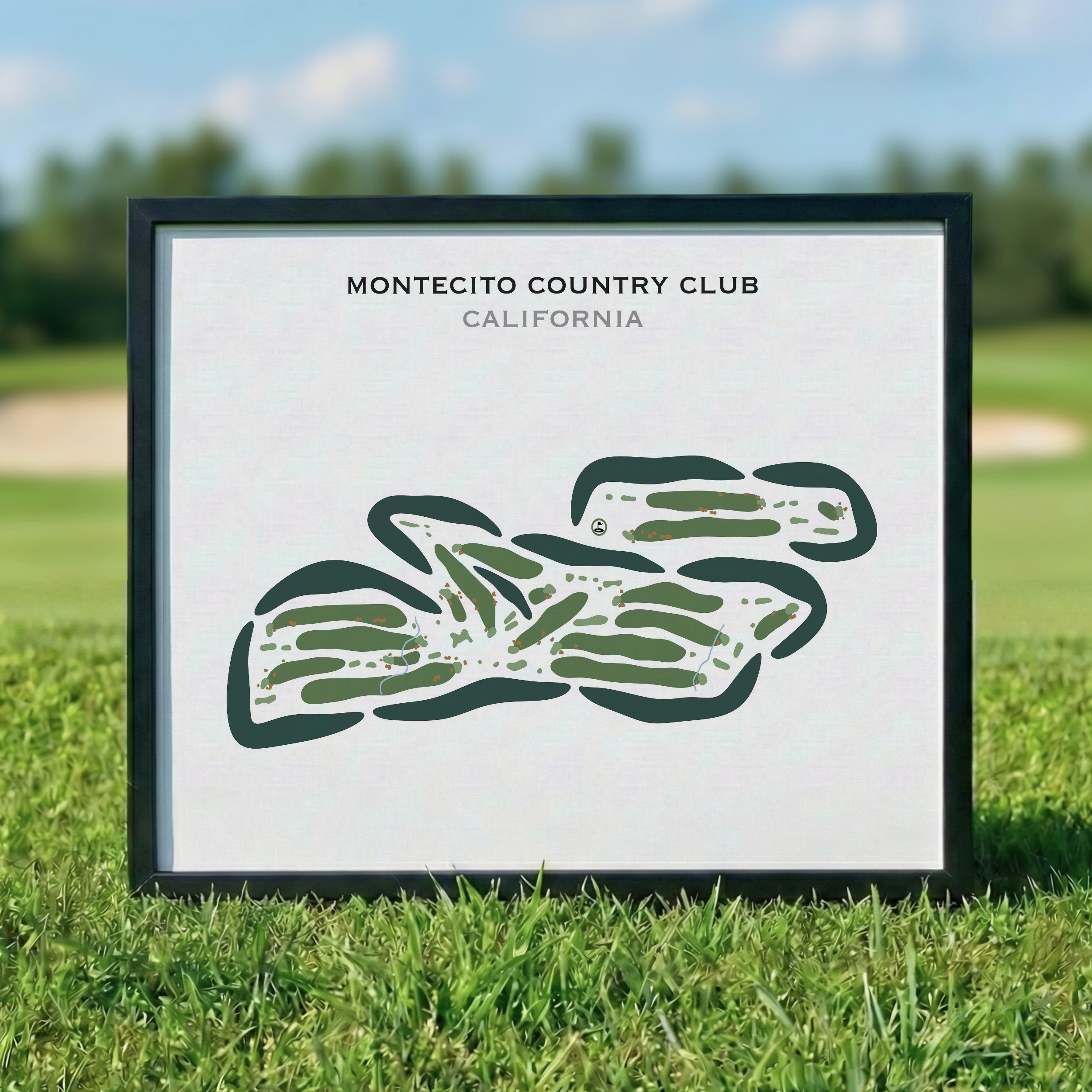 Montecito Country Club, California - Printed Golf Courses