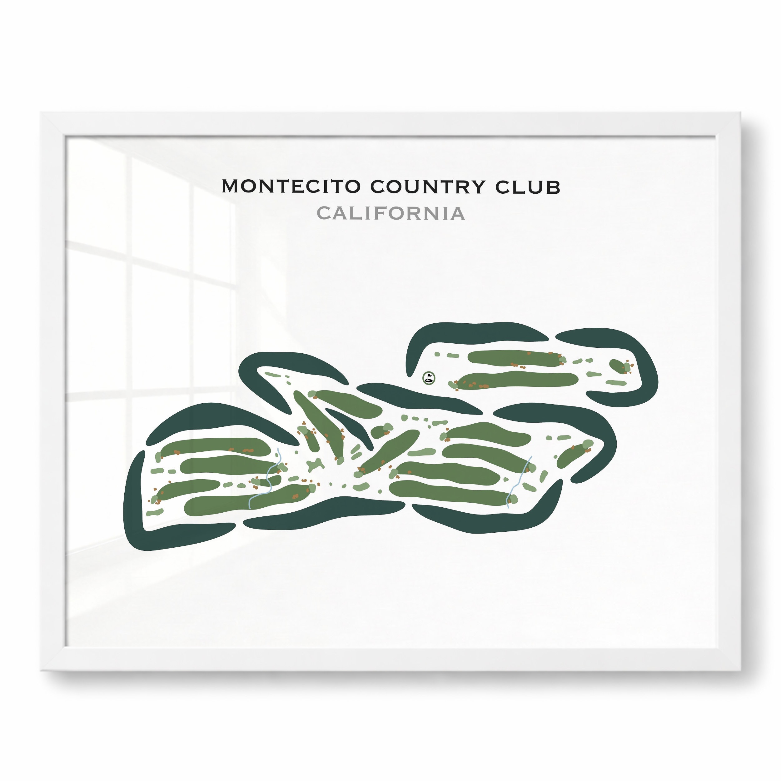 Montecito Country Club, California - Printed Golf Courses