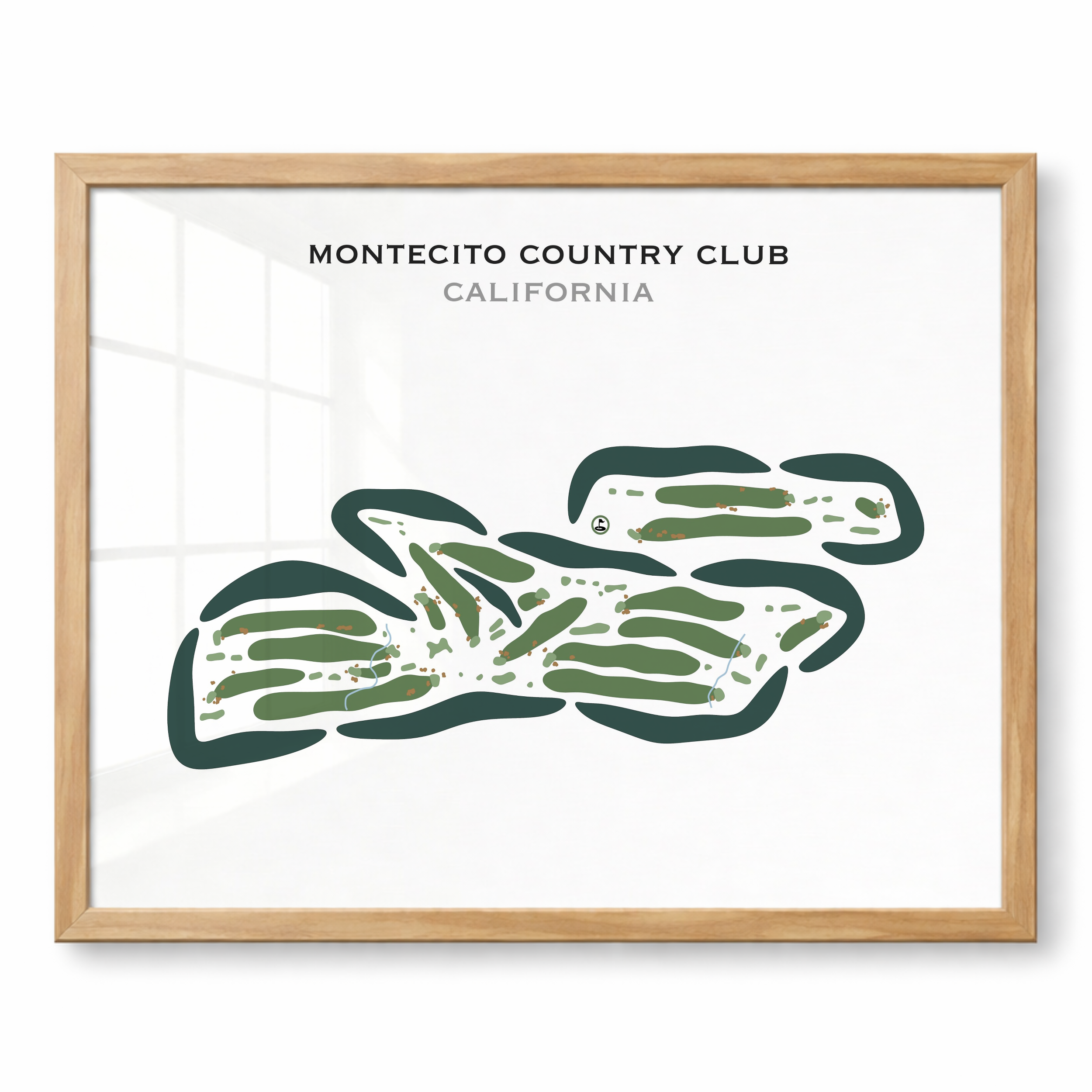 Montecito Country Club, California - Printed Golf Courses