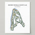 Monterey Peninsula Country Club, California - Printed Golf Courses