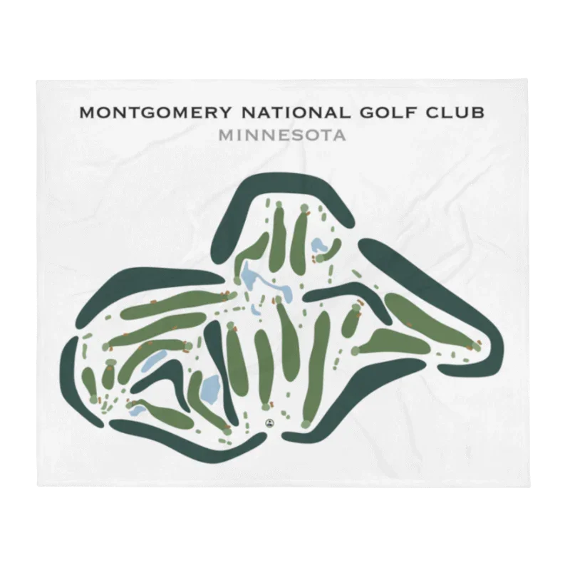 Montgomery National Golf Club, Minnesota - Printed Golf Courses