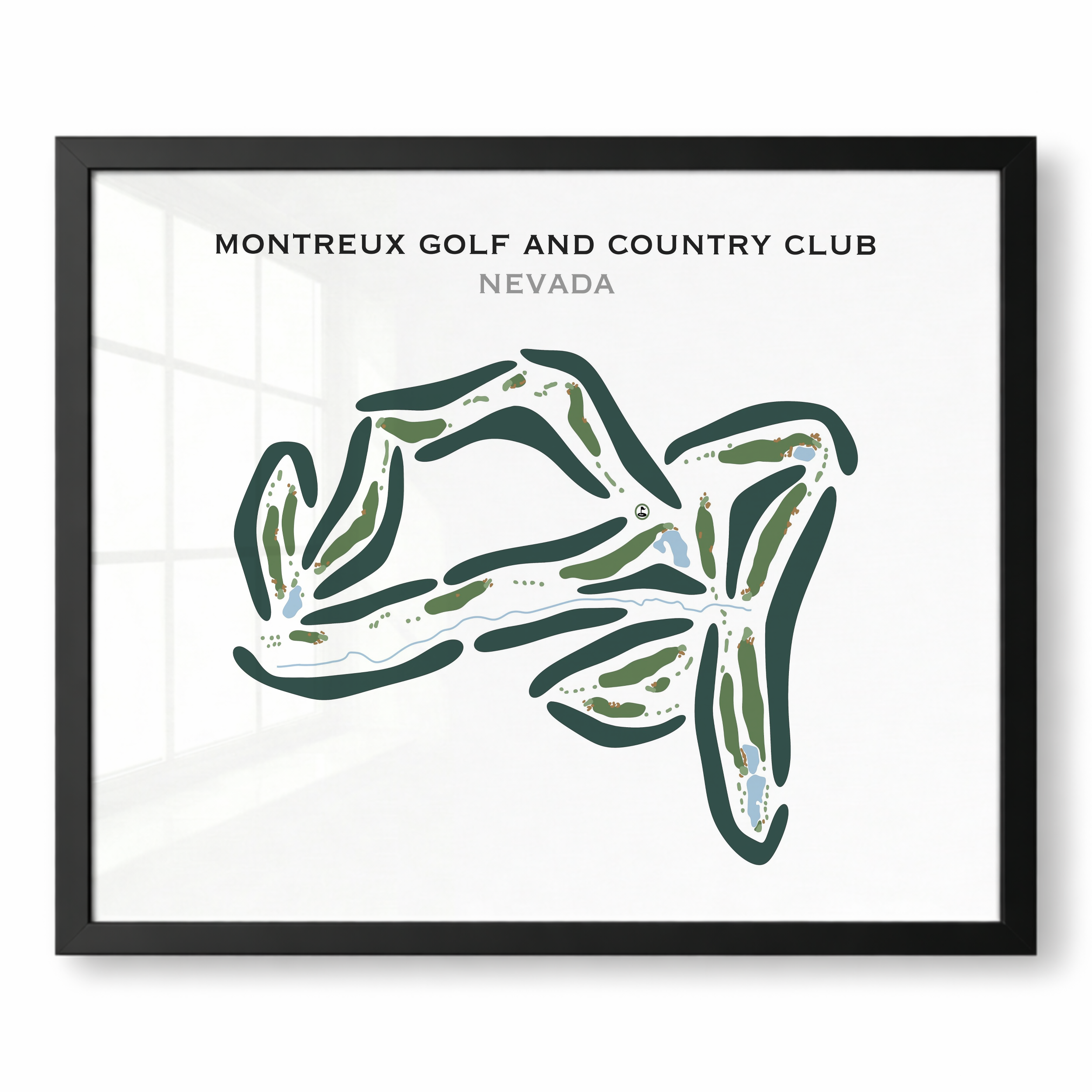 Montreux Golf & Country Club, Nevada - Printed Golf Courses