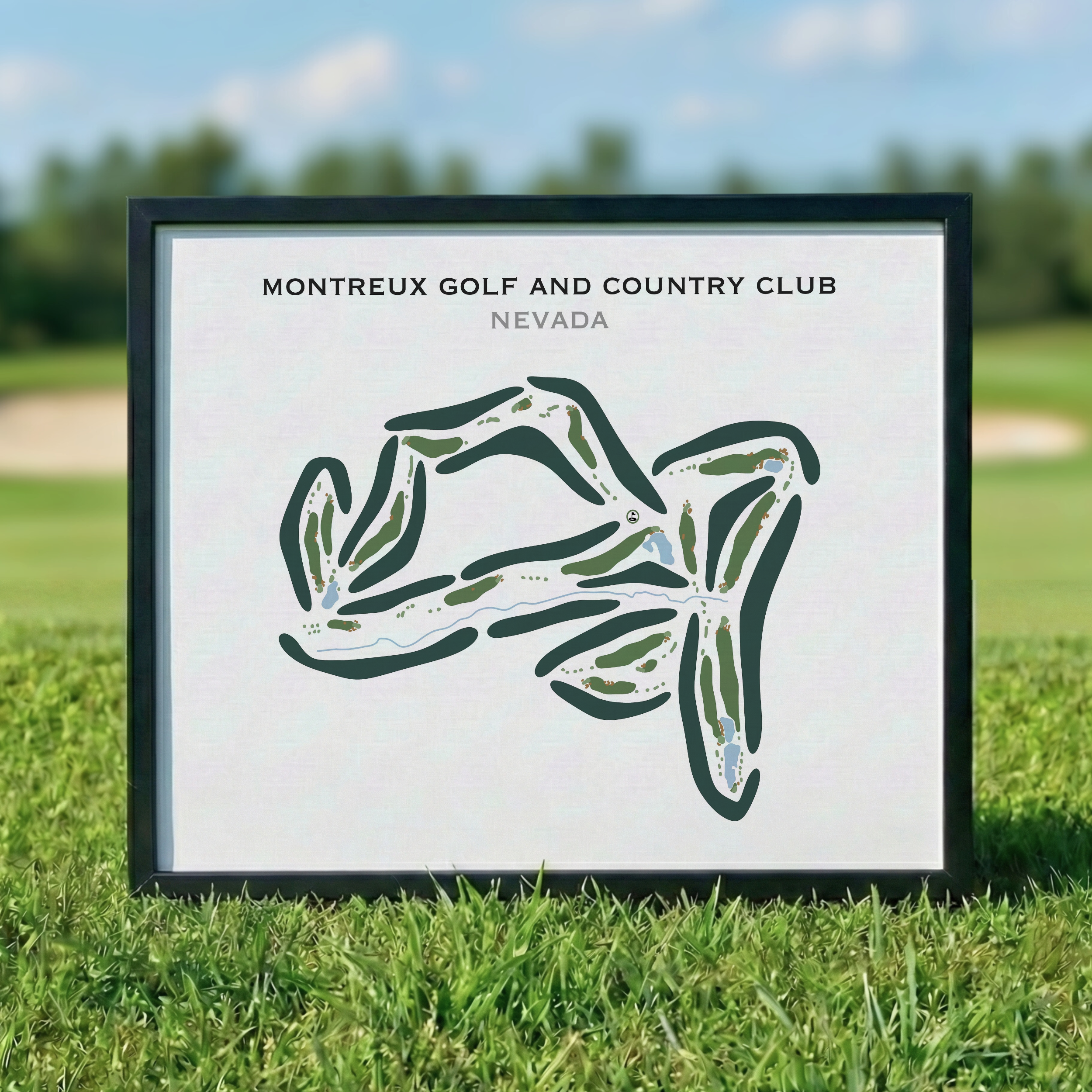 Montreux Golf & Country Club, Nevada - Printed Golf Courses