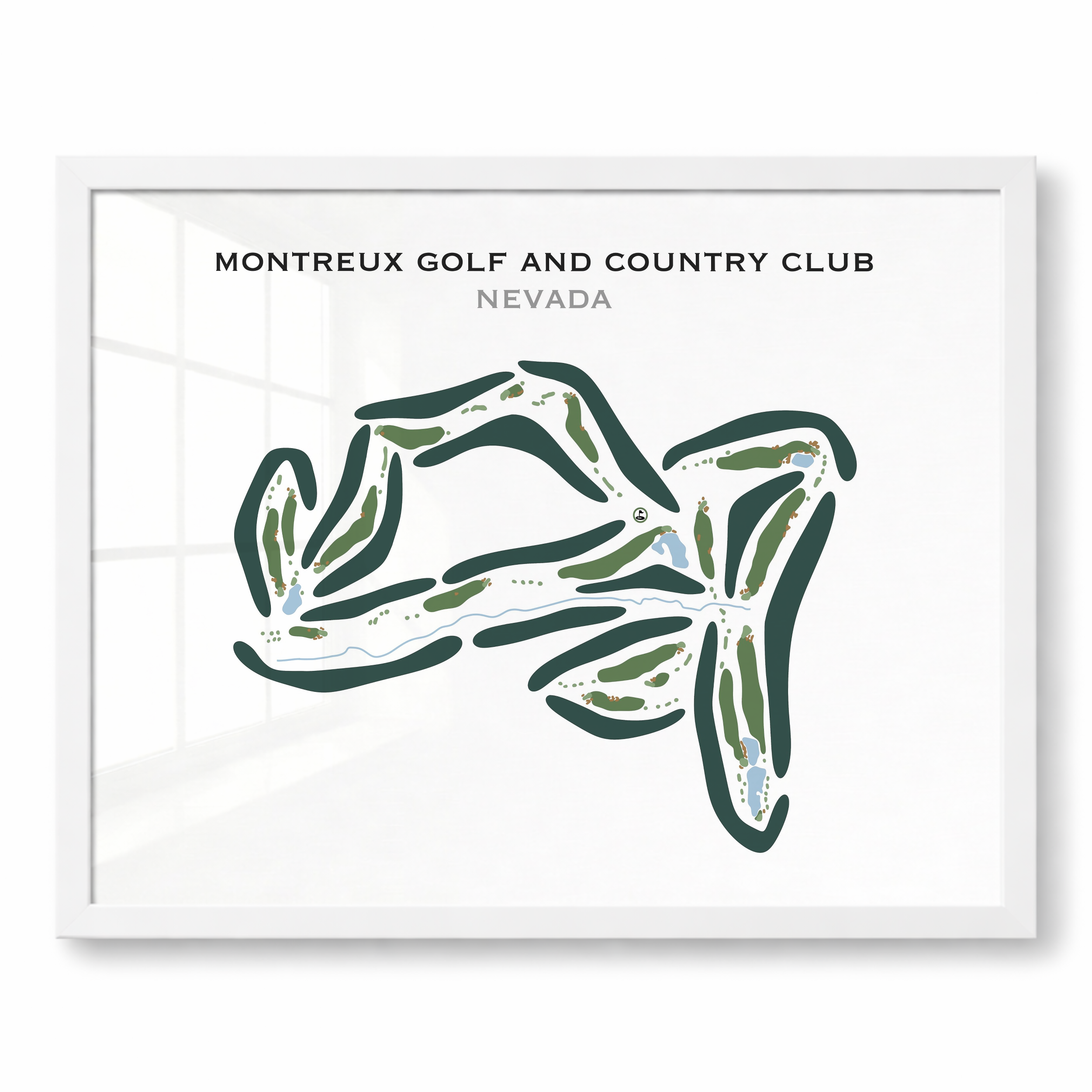 Montreux Golf & Country Club, Nevada - Printed Golf Courses