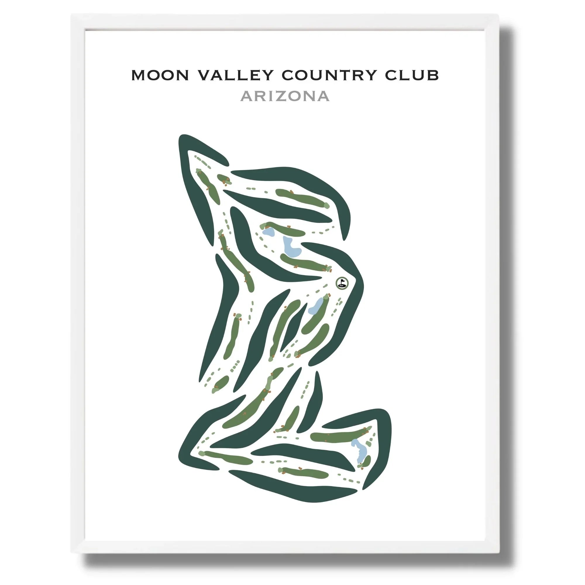 Moon Valley Country Club, Arizona - Printed Golf Courses