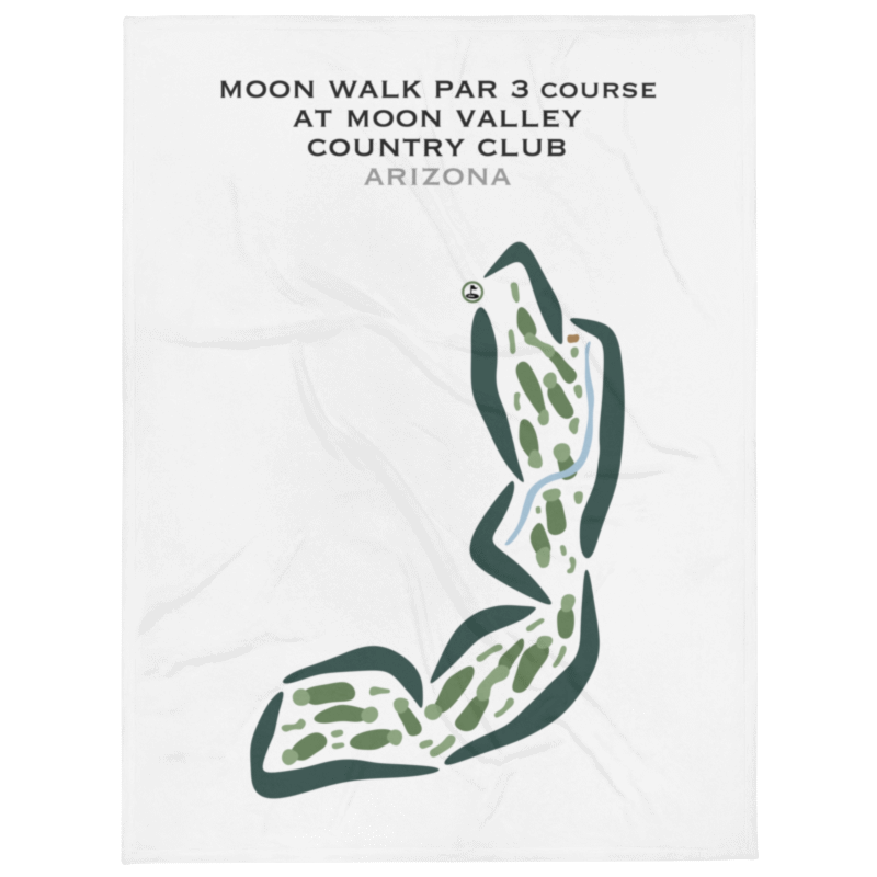 Par 3 Moon Course at Moon Valley Country Club, Arizona - Printed Golf Courses