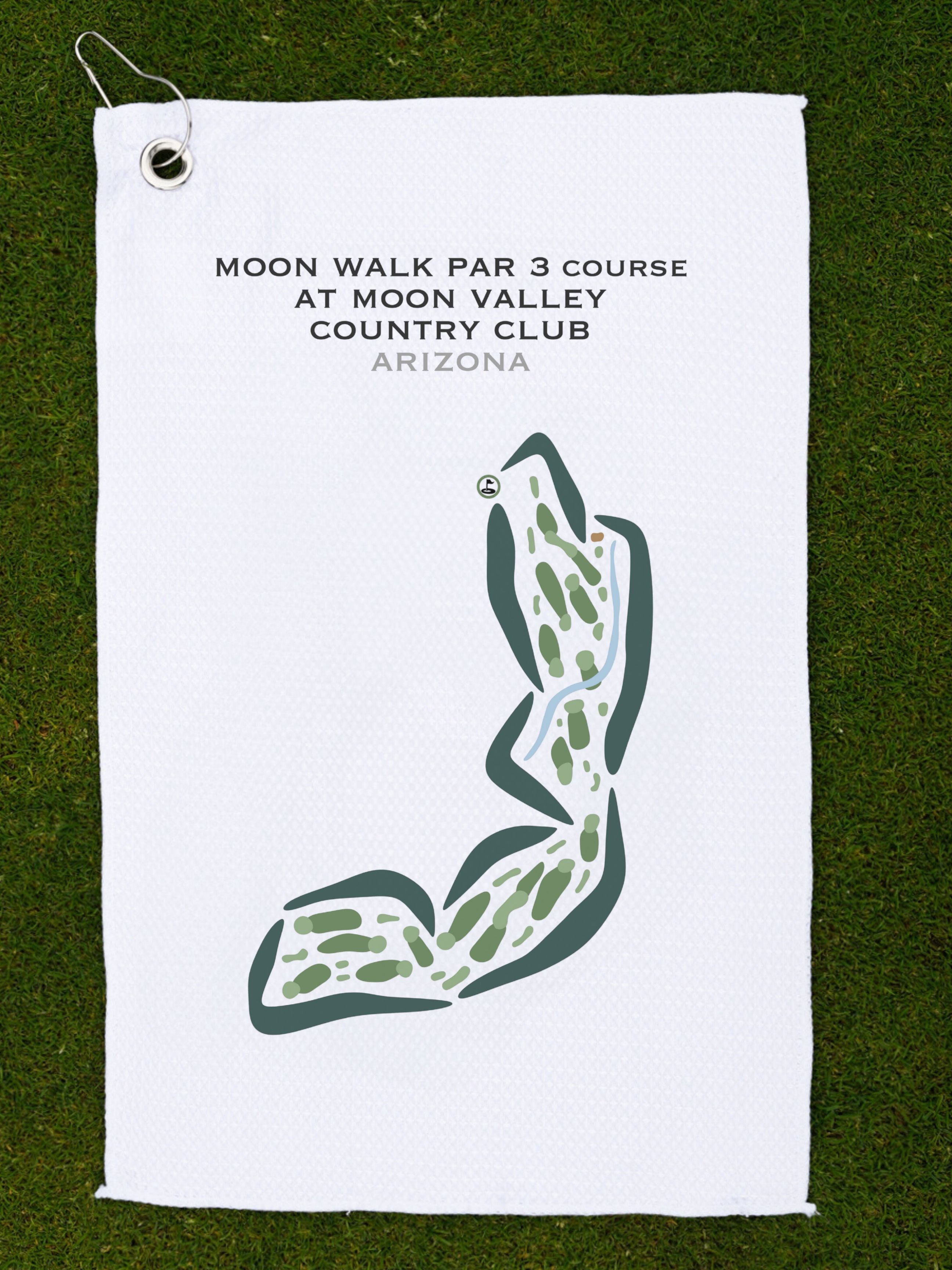 Par 3 Moon Course at Moon Valley Country Club, Arizona - Printed Golf Courses