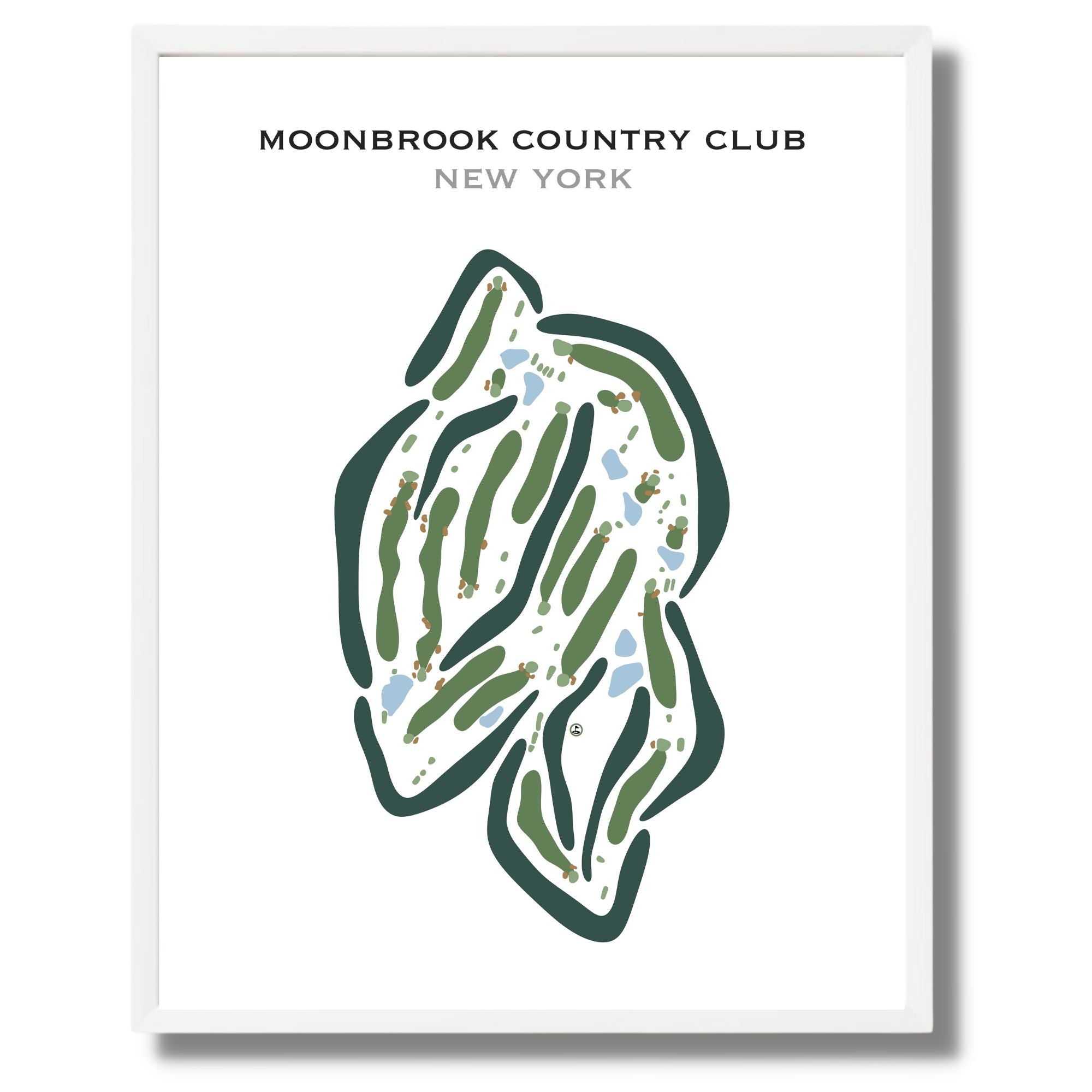 Moonbrook Country Club, New York - Printed Golf Courses