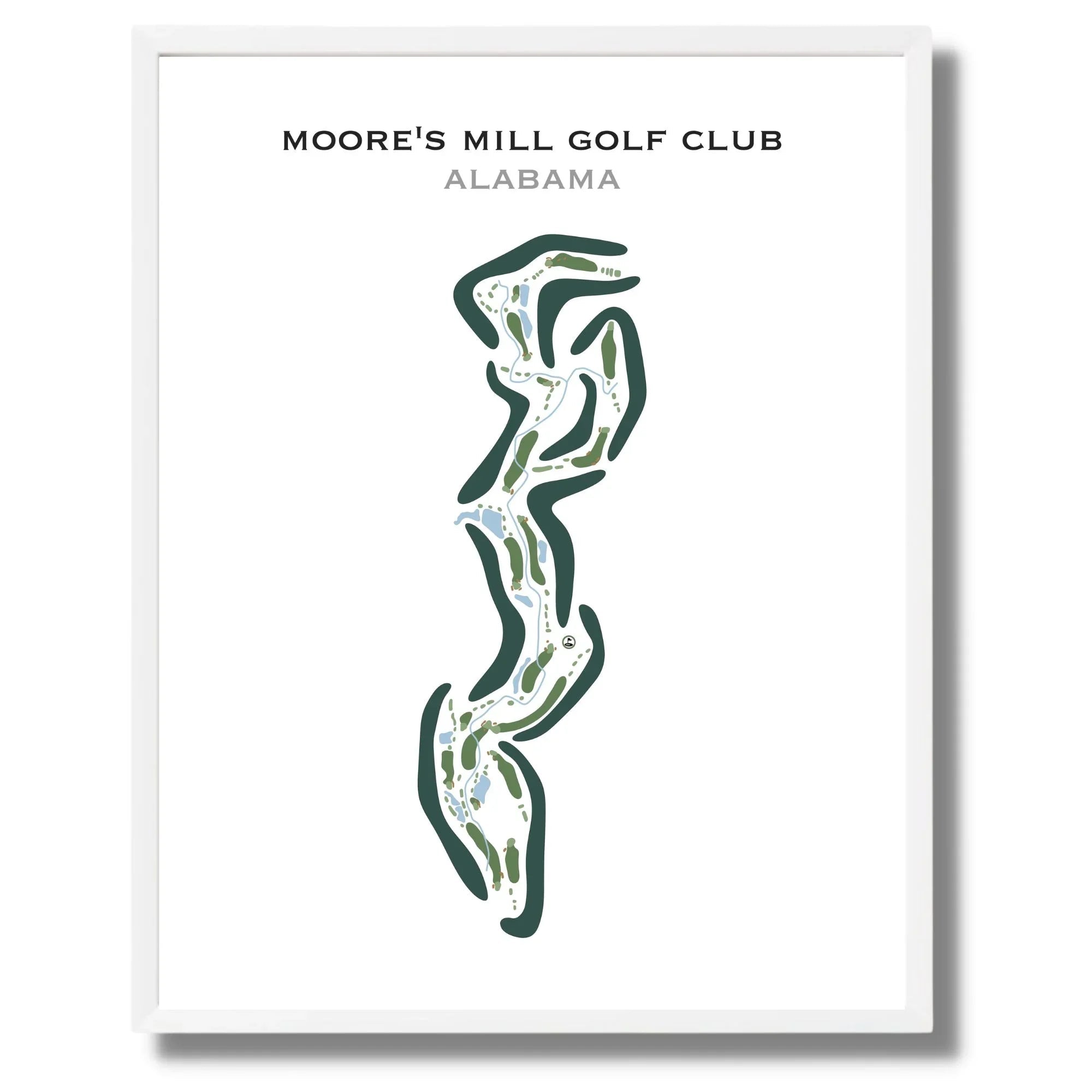 Moore's Mill Golf Club, Alabama - Printed Golf Courses