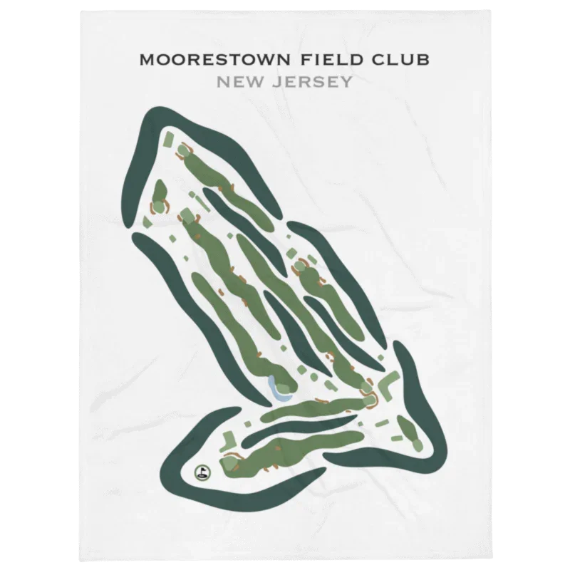 Moorestown Field Club, New Jersey - Printed Golf Courses