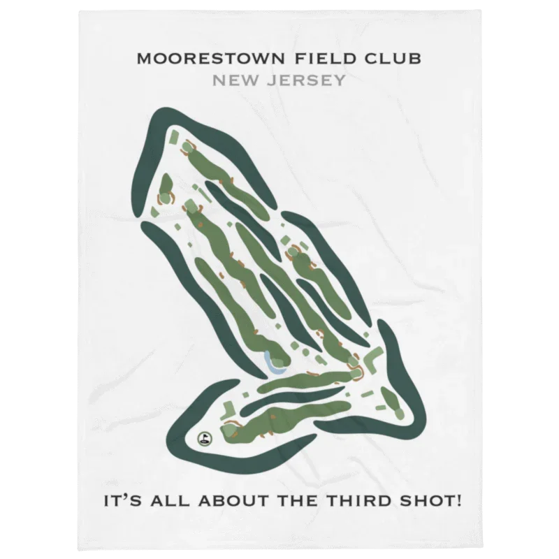 Moorestown Field Club, New Jersey, B - Printed Golf Course