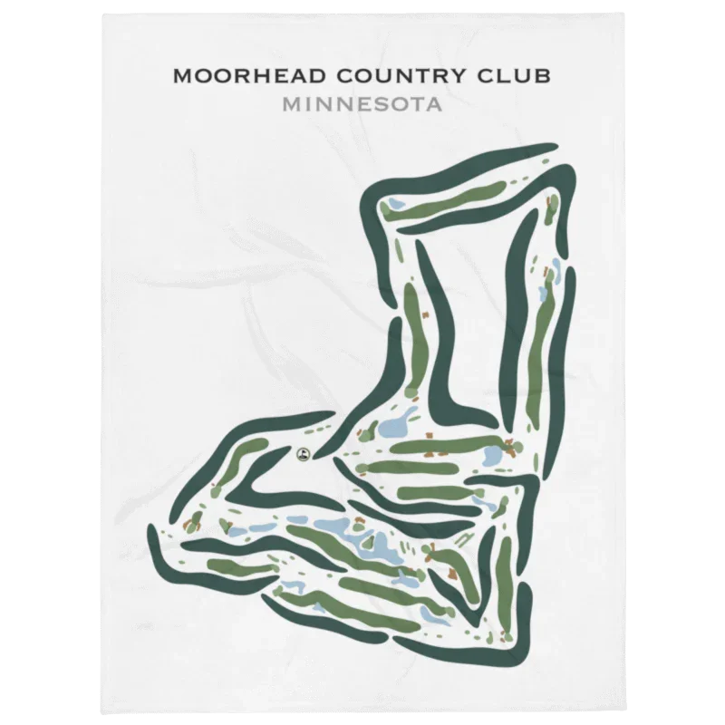 Moorhead Country Club, Minnesota - Printed Golf Courses
