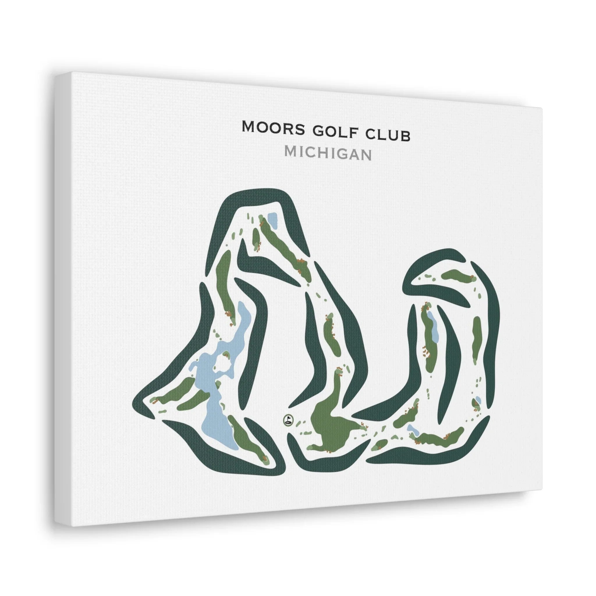 Moors Golf Club, Michigan - Printed Golf Courses