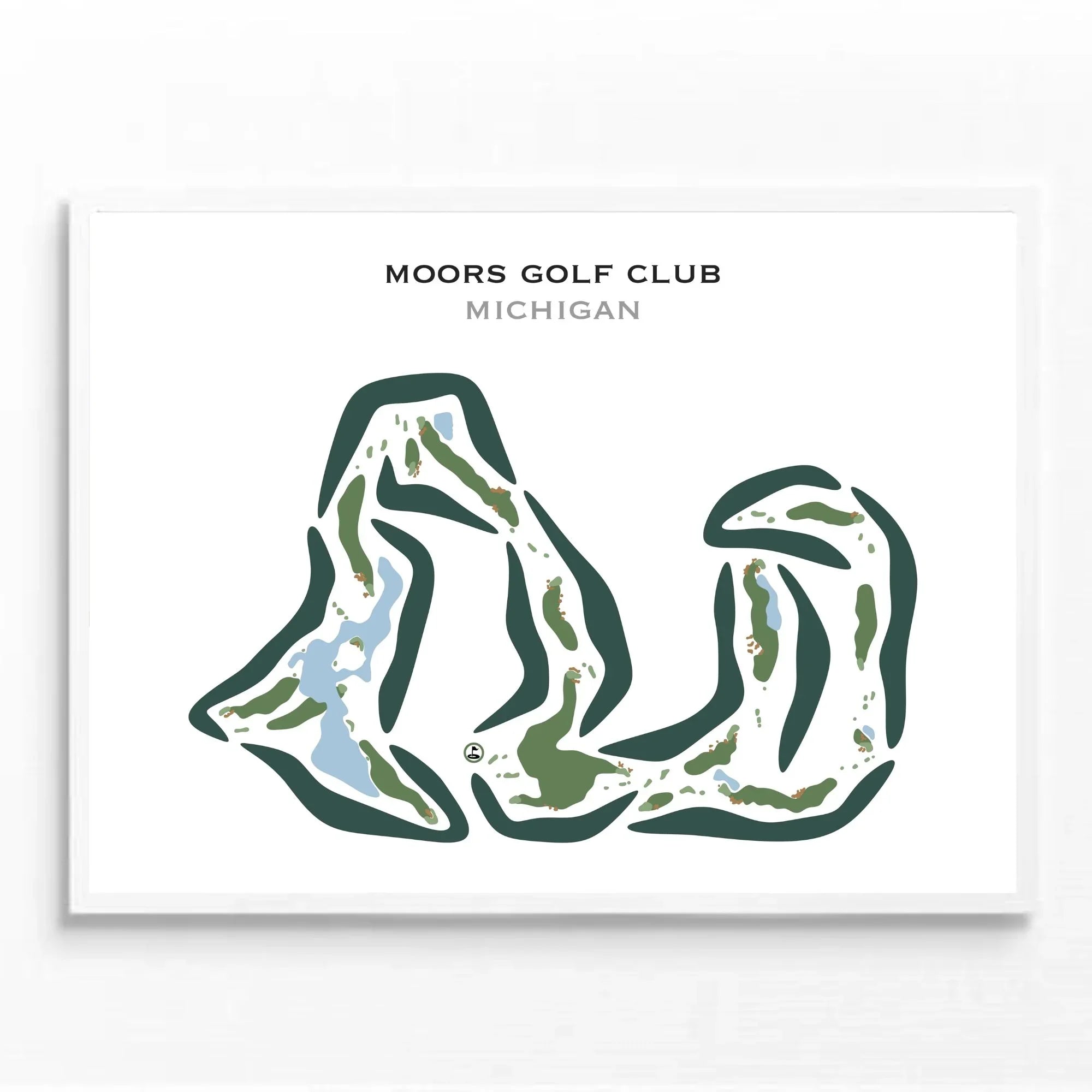 Moors Golf Club, Michigan - Printed Golf Courses