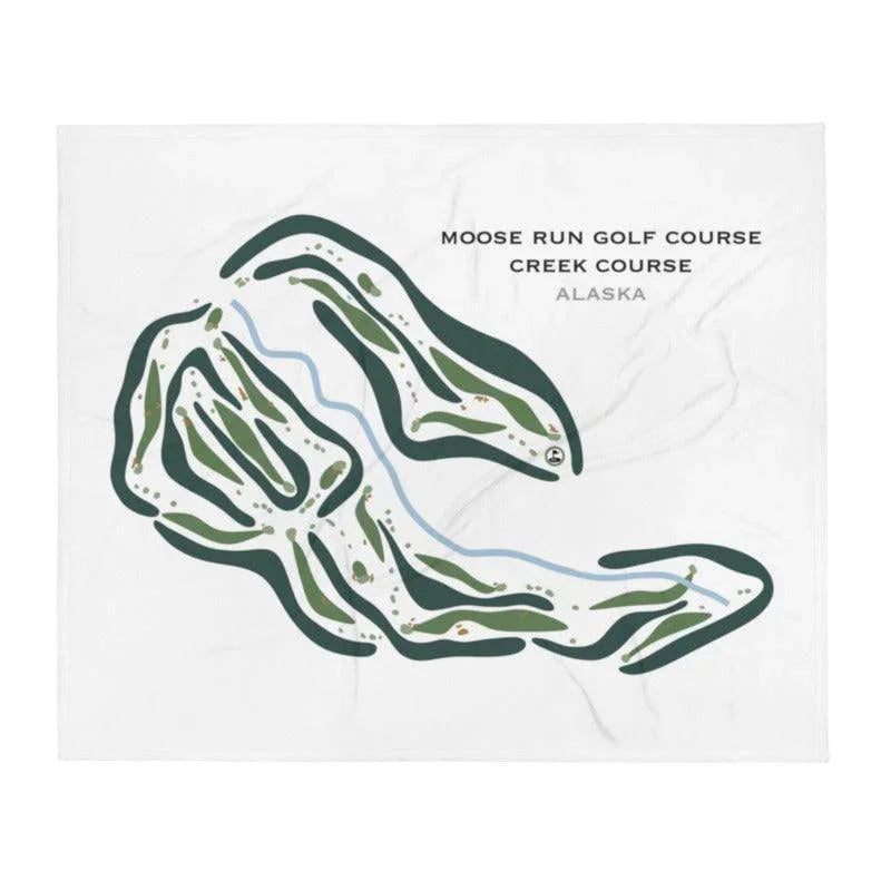Moose Run Golf Course, Creek Course, Alaska - Printed Golf Courses
