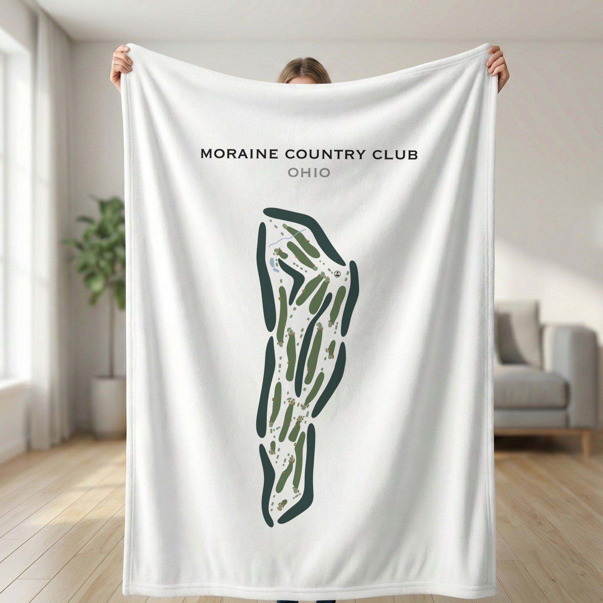 Moraine Country Club, Ohio - Printed Golf Courses
