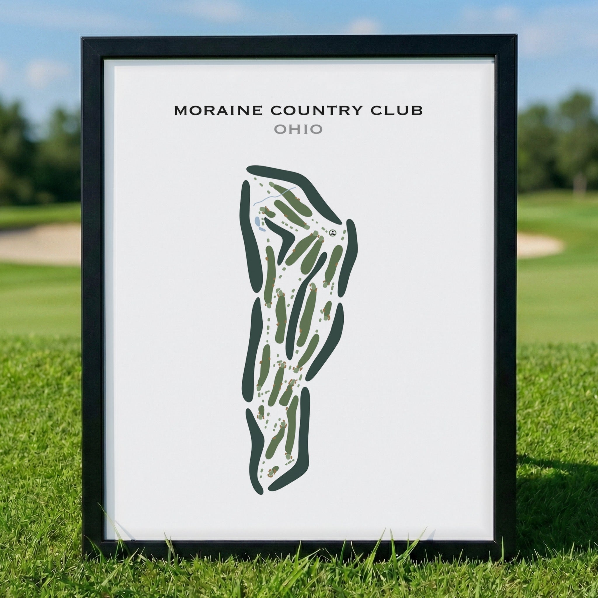 Moraine Country Club, Ohio - Printed Golf Courses