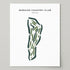 Moraine Country Club, Ohio - Printed Golf Courses