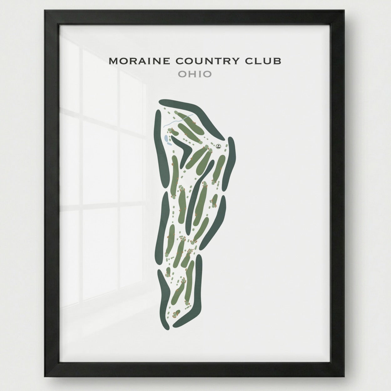 Moraine Country Club, Ohio - Printed Golf Courses