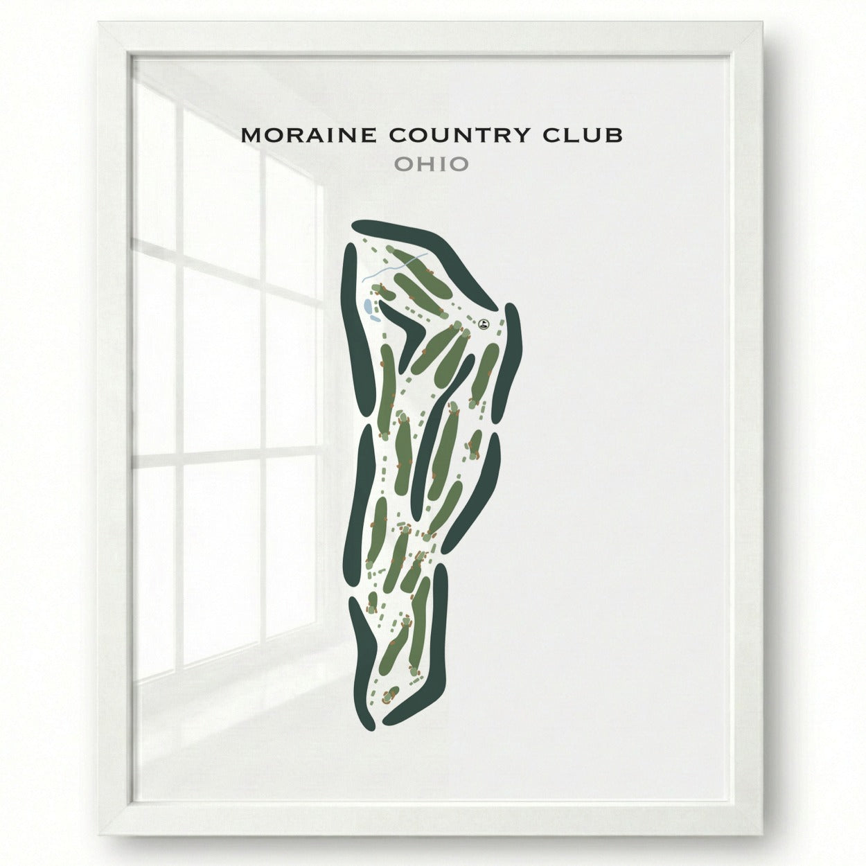 Moraine Country Club, Ohio - Printed Golf Courses