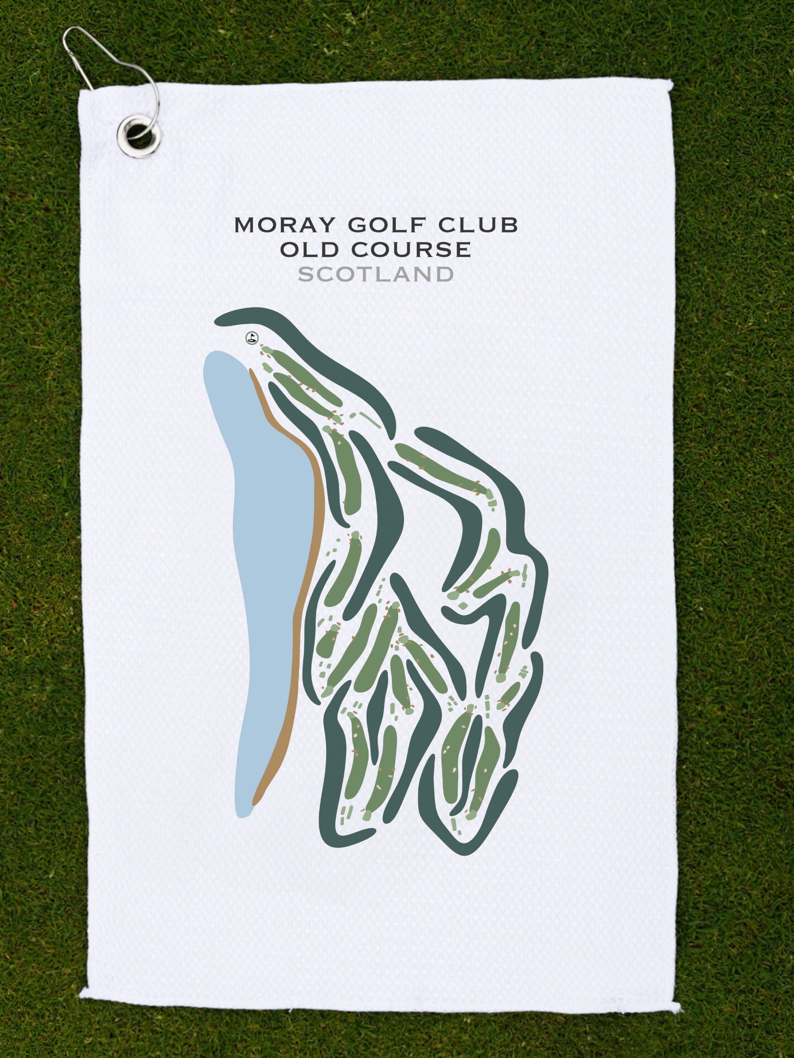 Moray Golf Club Old Course, Scotland - Printed Golf Courses