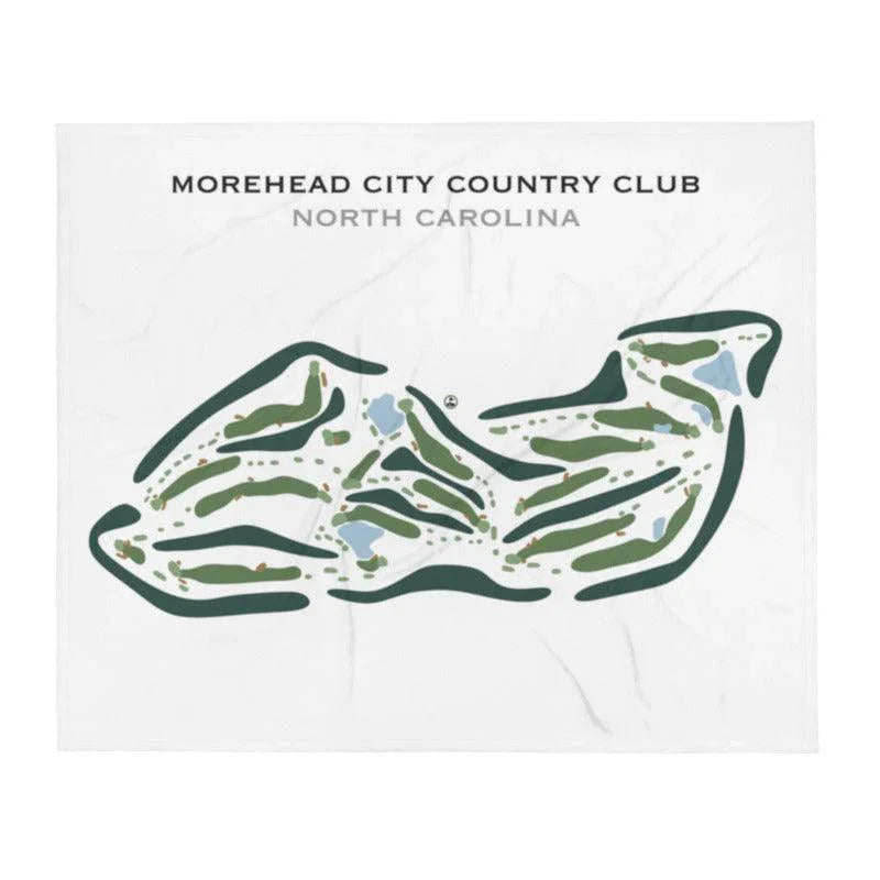 Morehead City Country Club, North Carolina - Printed Golf Course