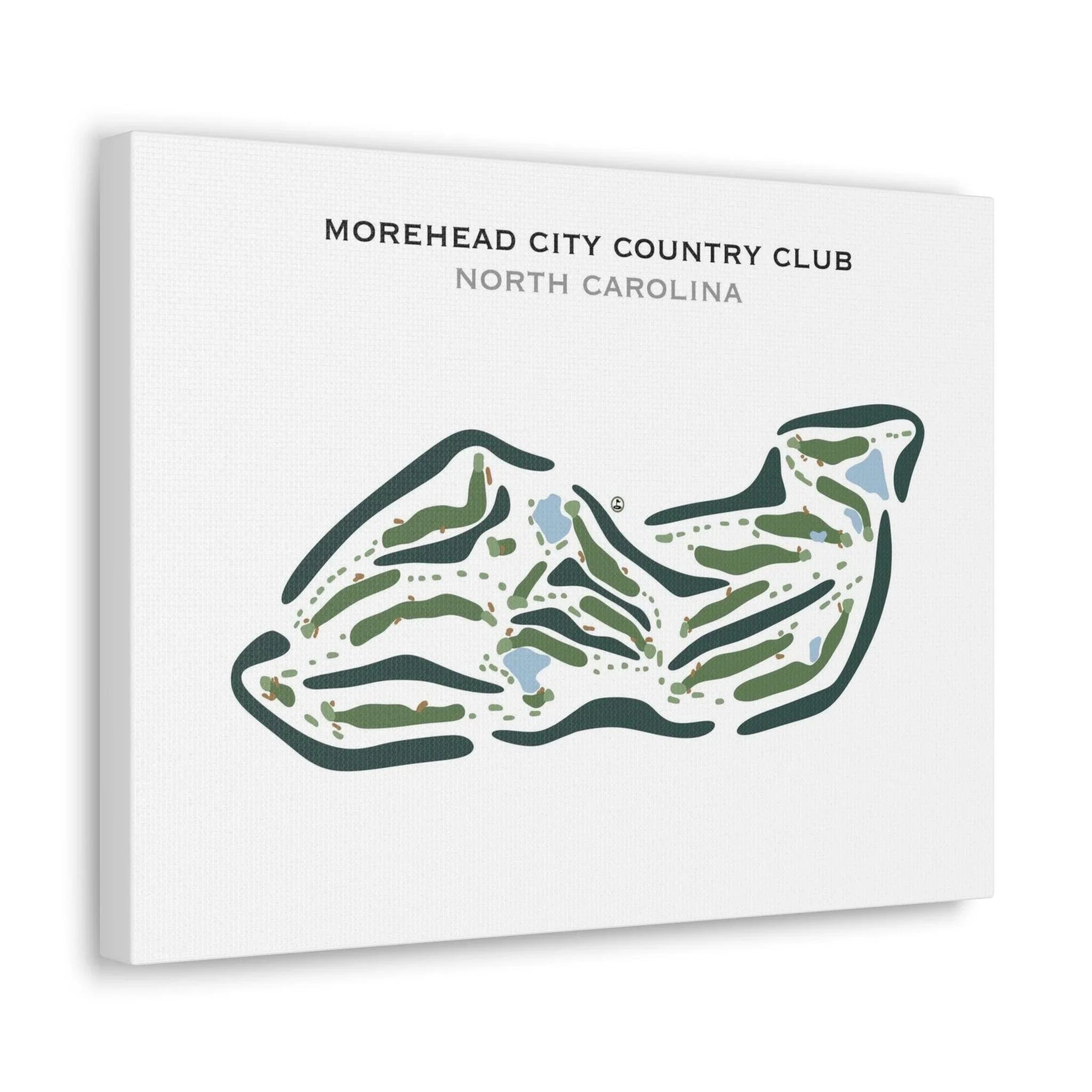 Morehead City Country Club, North Carolina - Printed Golf Course