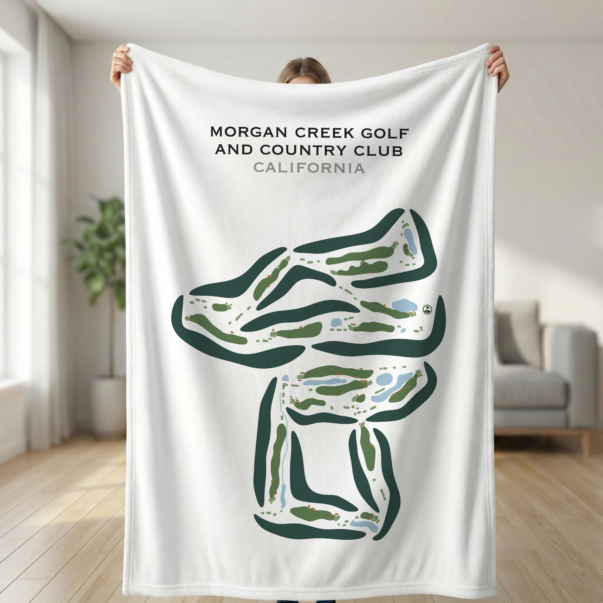Morgan Creek Golf and Country Club, California - Printed Golf Courses