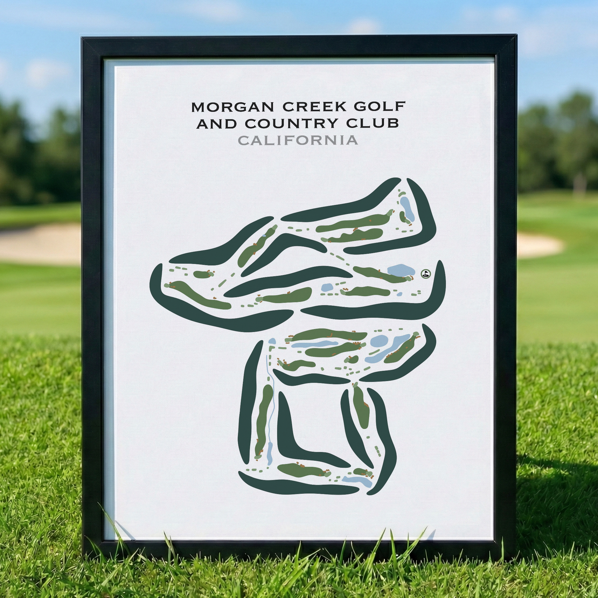 Morgan Creek Golf and Country Club, California - Printed Golf Courses