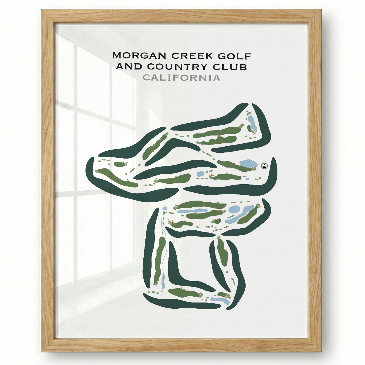 Morgan Creek Golf and Country Club, California - Printed Golf Courses