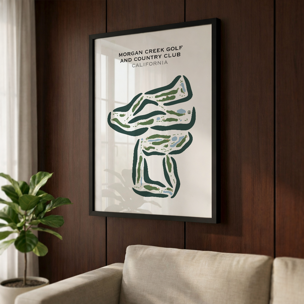 Morgan Creek Golf and Country Club, California - Printed Golf Courses