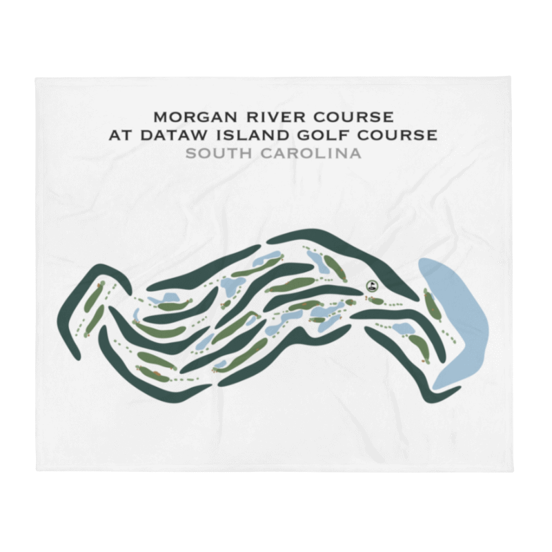 Morgan River at Dataw Island Golf Course, South Carolina - Printed Golf Courses