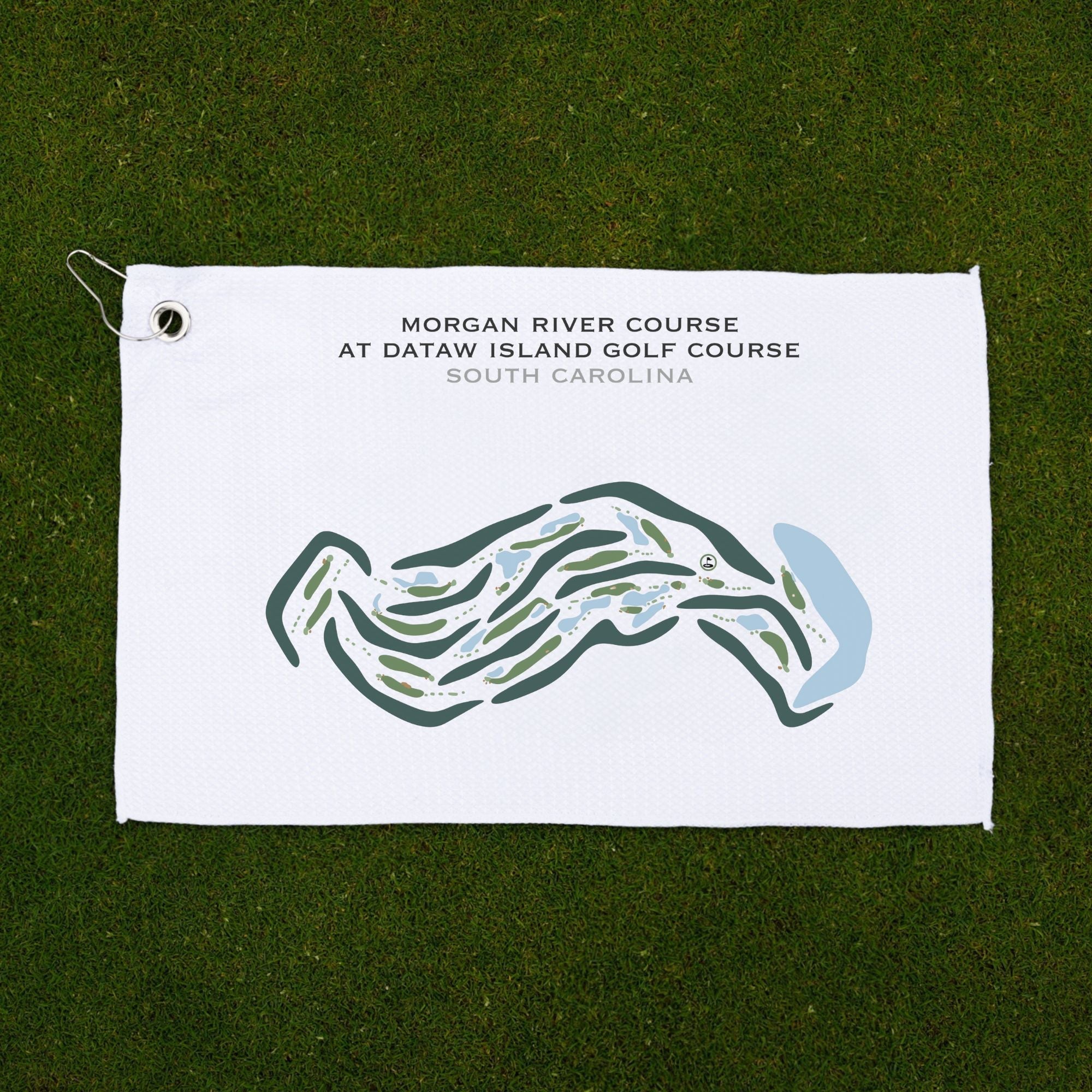 Morgan River at Dataw Island Golf Course, South Carolina - Printed Golf Courses