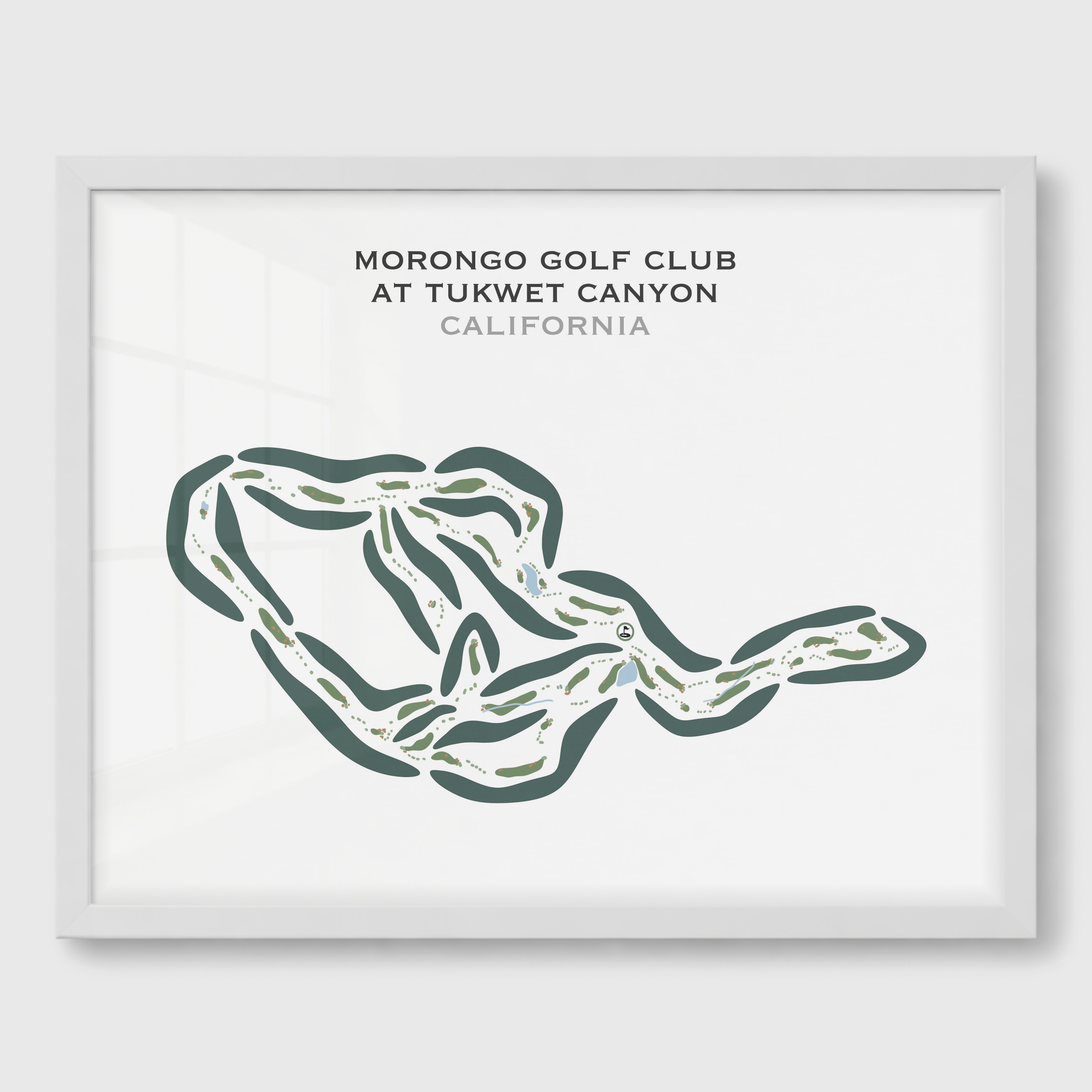 Morongo Golf Club at Tukwet Canyon, California - Printed Golf Courses