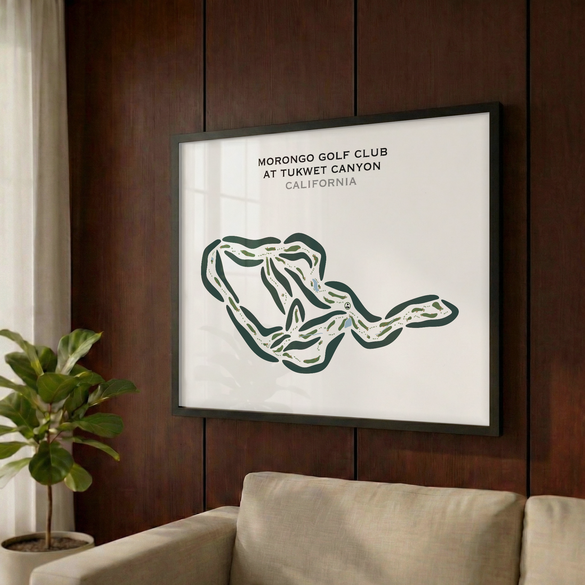 Morongo Golf Club at Tukwet Canyon, California - Printed Golf Courses