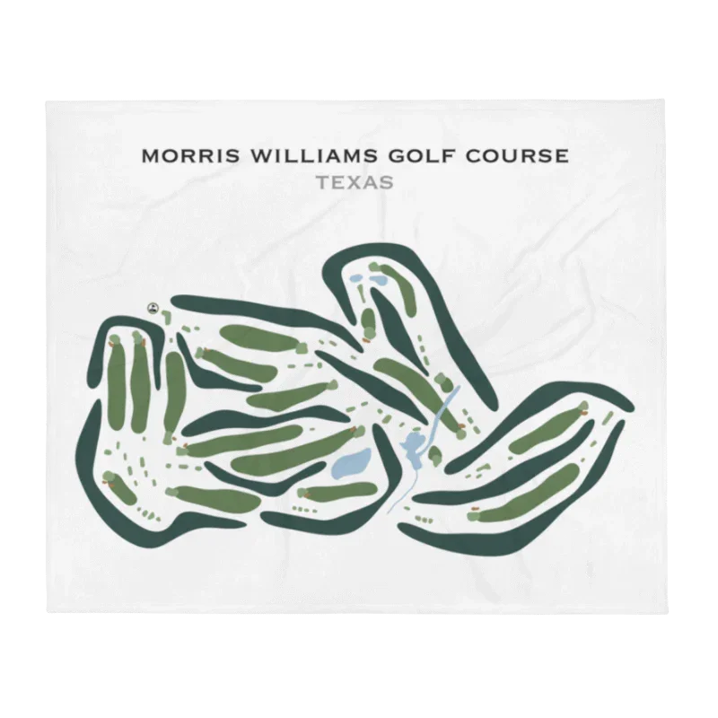Morris Williams Golf Course, Texas - Printed Golf Courses