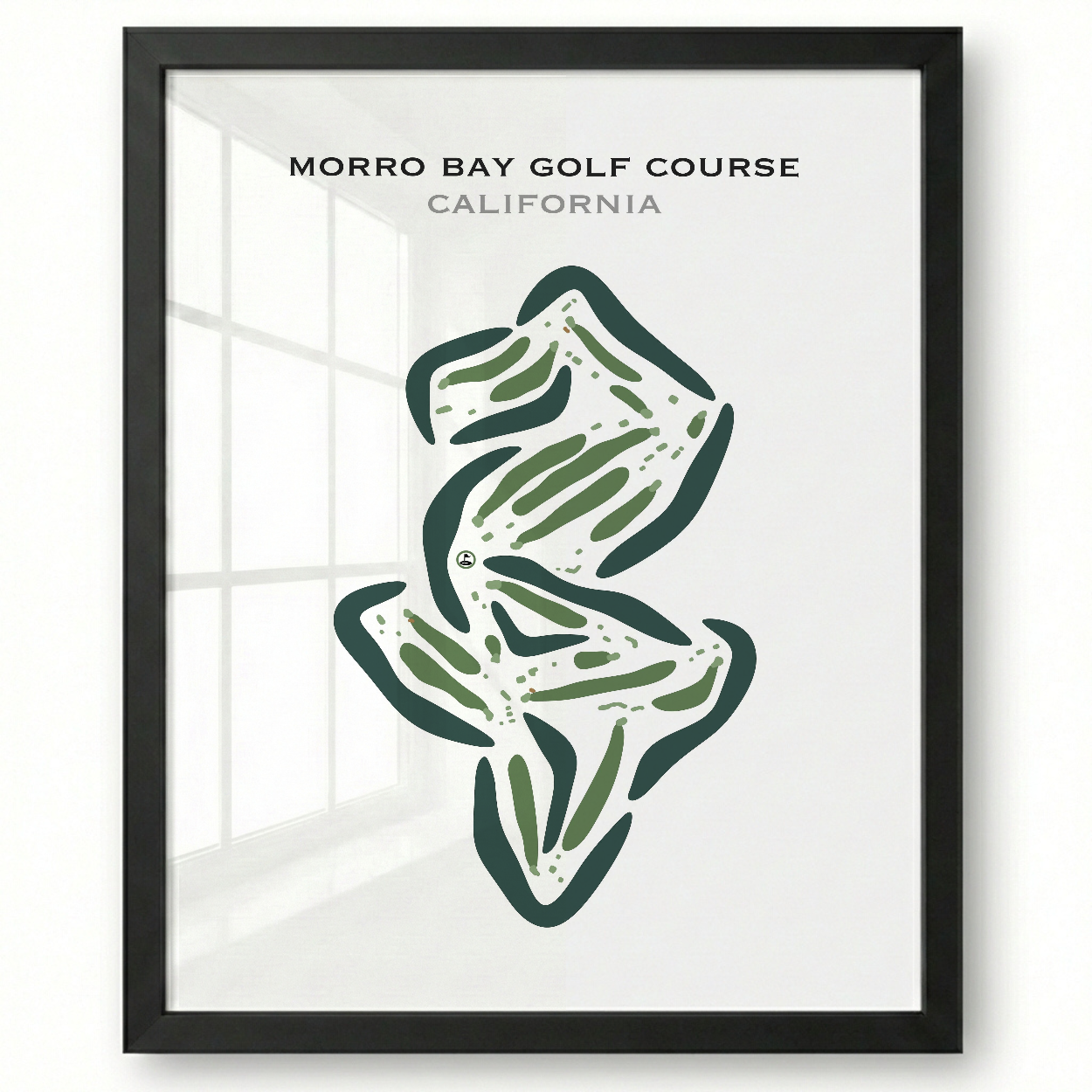 Morro Bay Golf Course, California - Printed Golf Courses