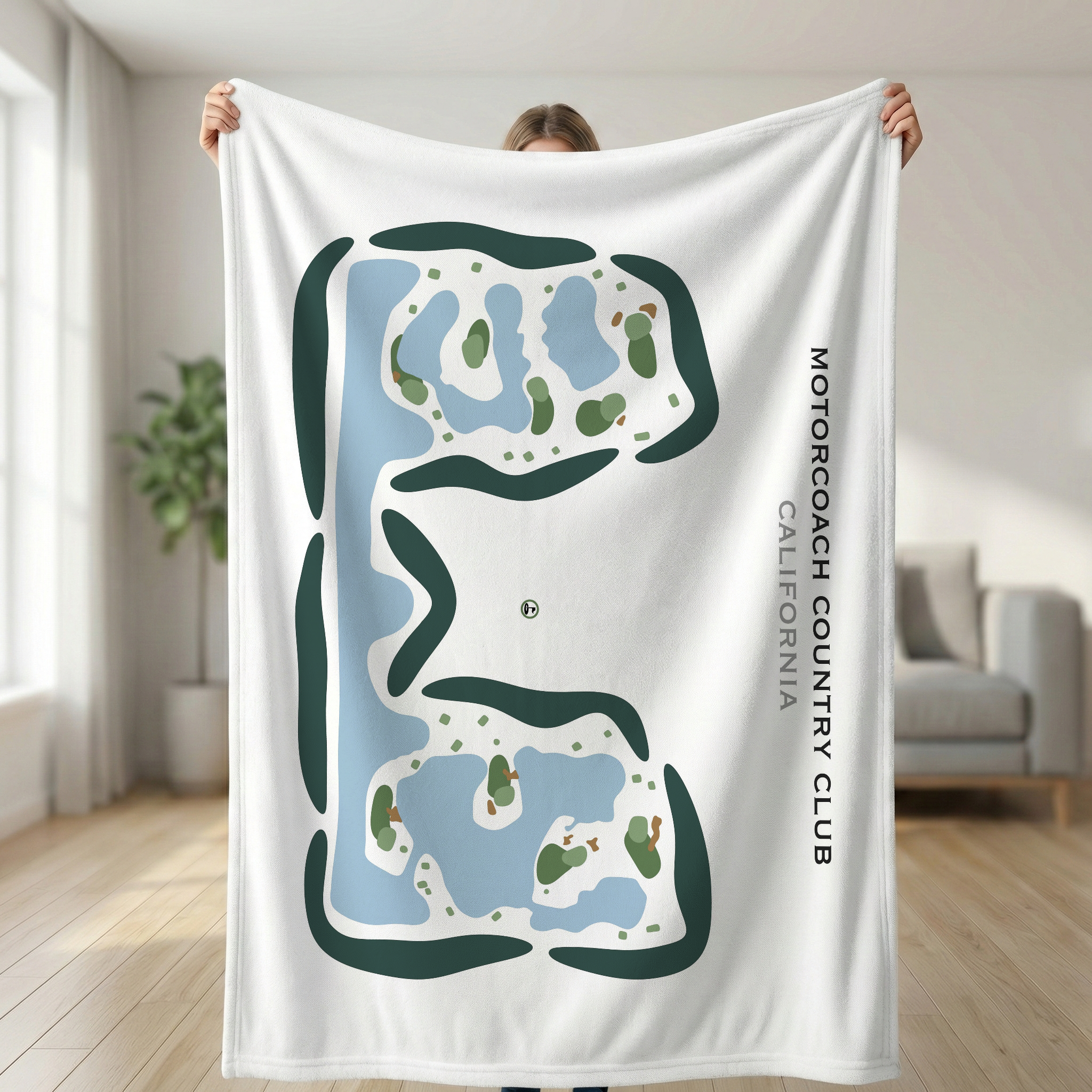 Motorcoach Country Club, California - Printed Golf Courses