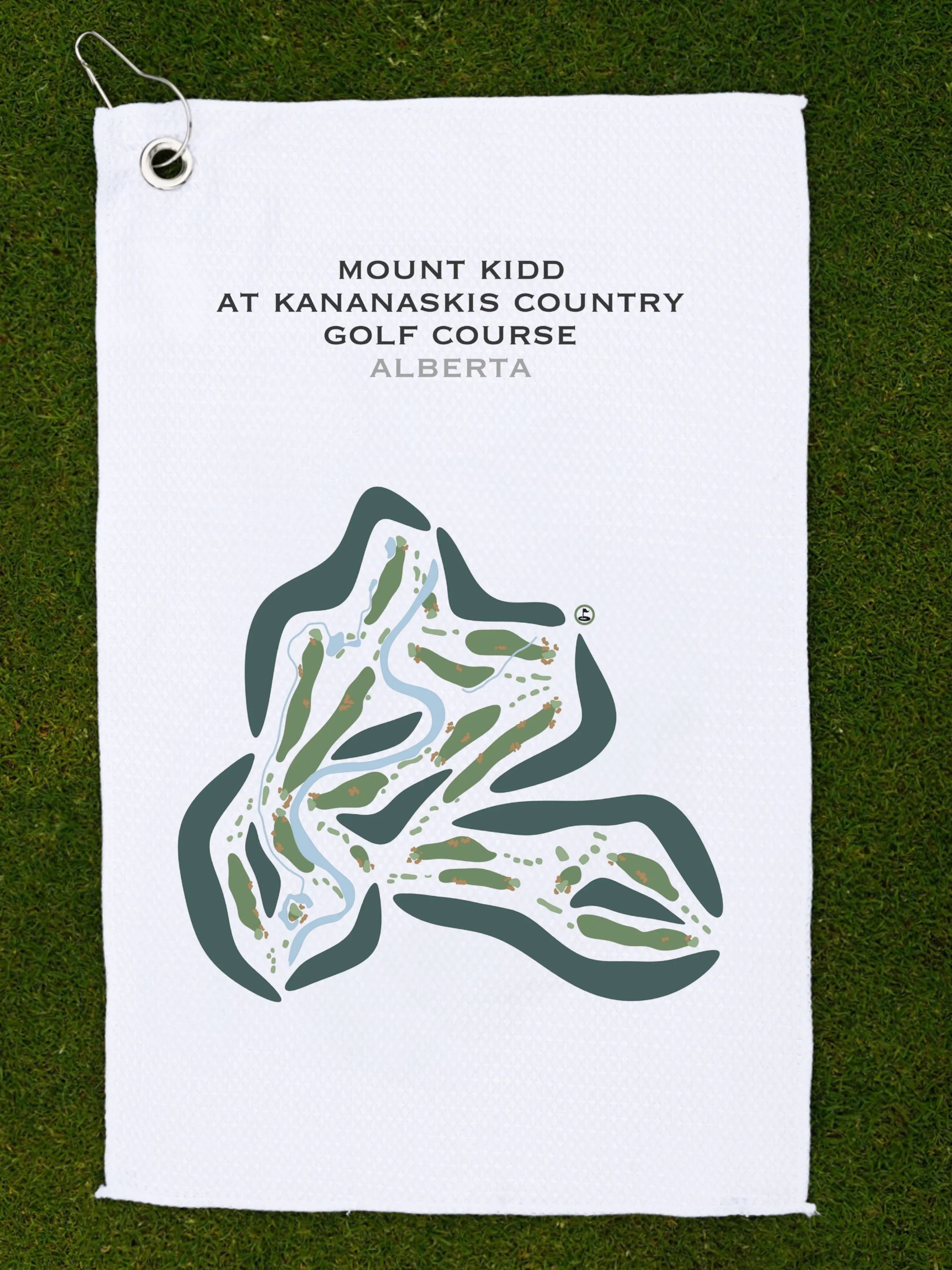 Mount Kidd Course at Kananaskis Country Golf Course, Alberta, Canada - Printed Golf Courses