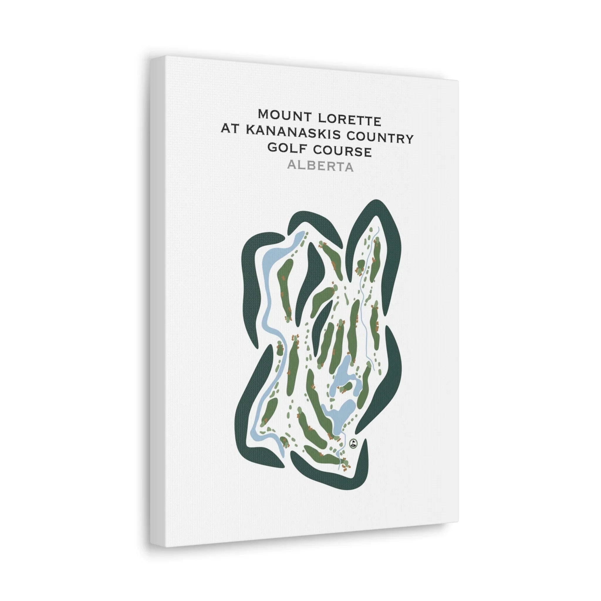 Mount Lorette Course at Kananaskis Country Golf Course, Alberta, Canada - Printed Golf Courses