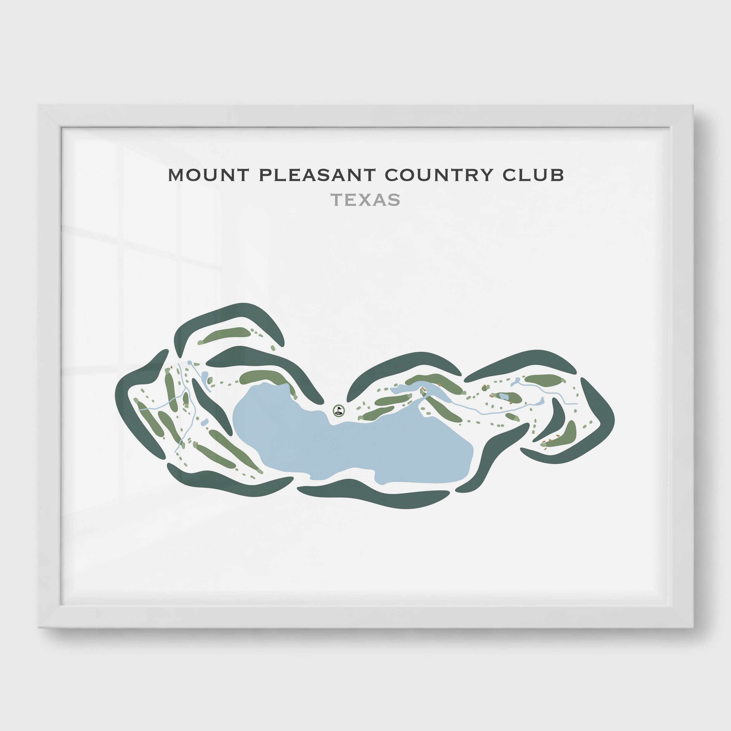 Mount Pleasant Country Club, Texas - Printed Golf Courses