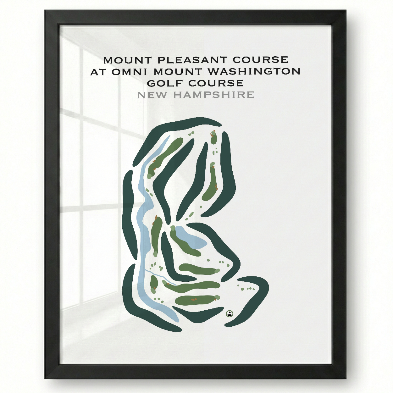 Mount Pleasant Course at Omni Mount Washington Golf Course, New Hampshire - Printed Golf Courses