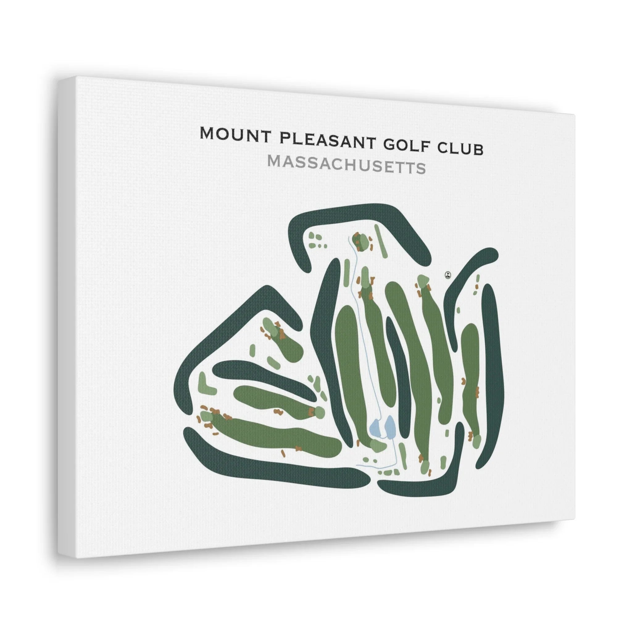Mount Pleasant Golf Club, Massachusetts - Printed Golf Courses