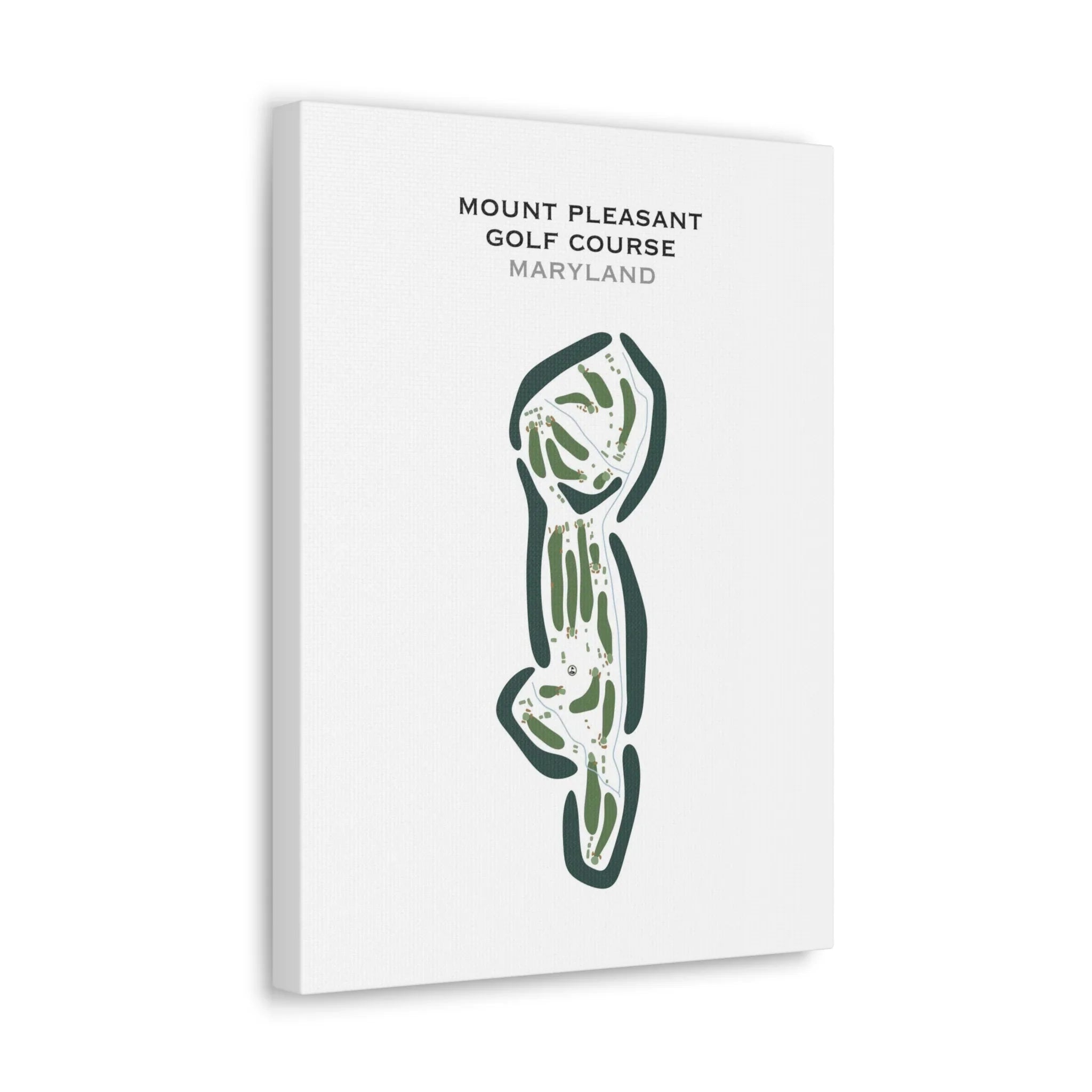 Mount Pleasant Golf Course, Maryland - Printed Golf Courses